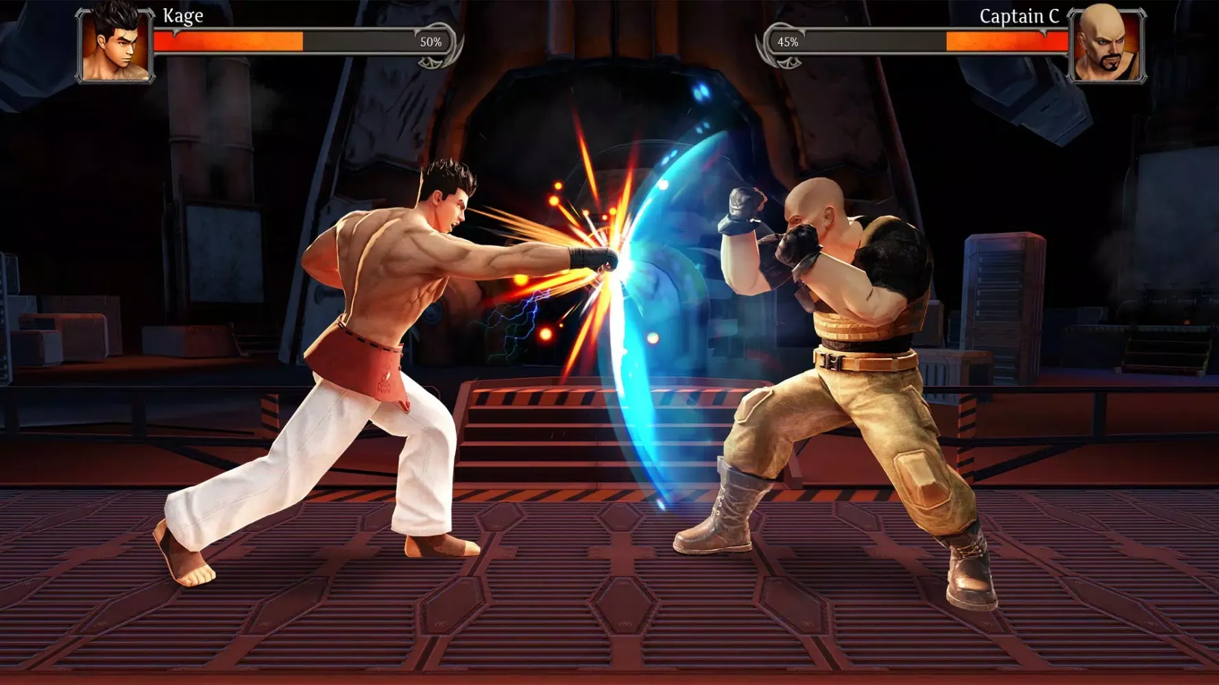Capturas de tela do Legend Fighter