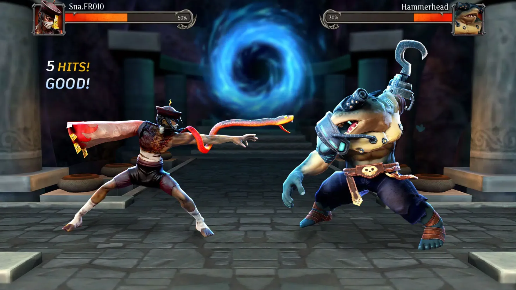 Capturas de tela do Legend Fighter