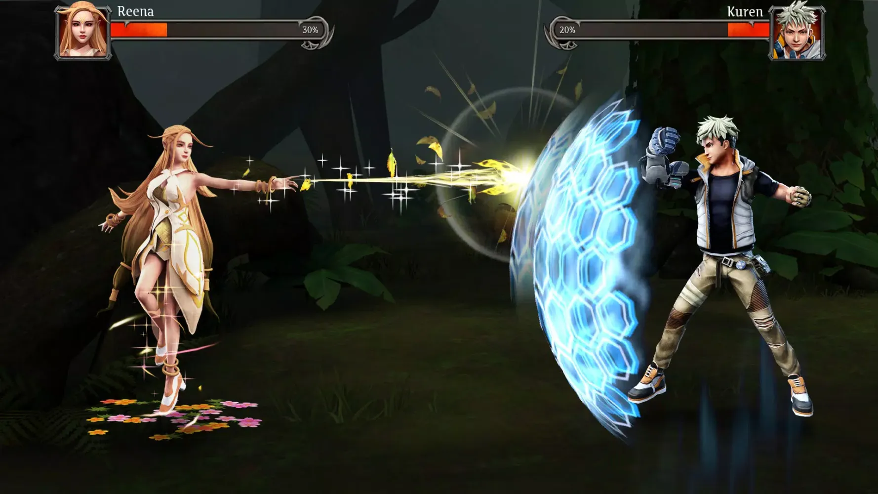 Capturas de tela do Legend Fighter