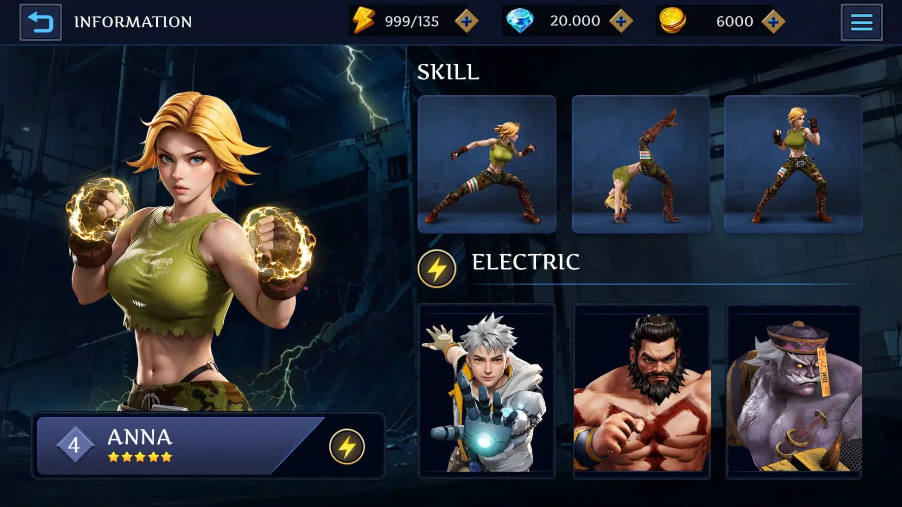 Capturas de tela do Legend Fighter