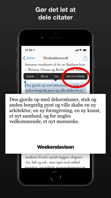 Danske nyheder - aviser Screenshots