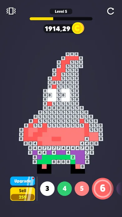ภาพหน้าจอของ Pixel Painting 3D