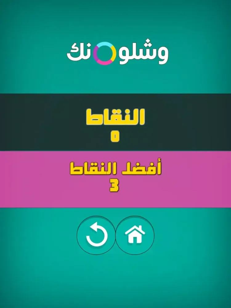 Tangkapan skrin وشلونك iPad 
