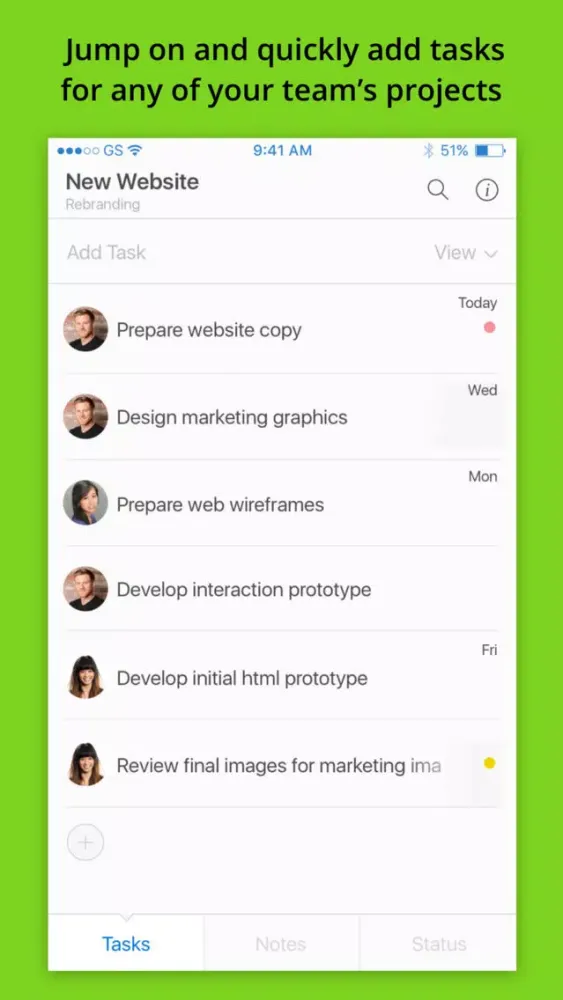 Mosaic, Project Management स्क्रीनशॉट