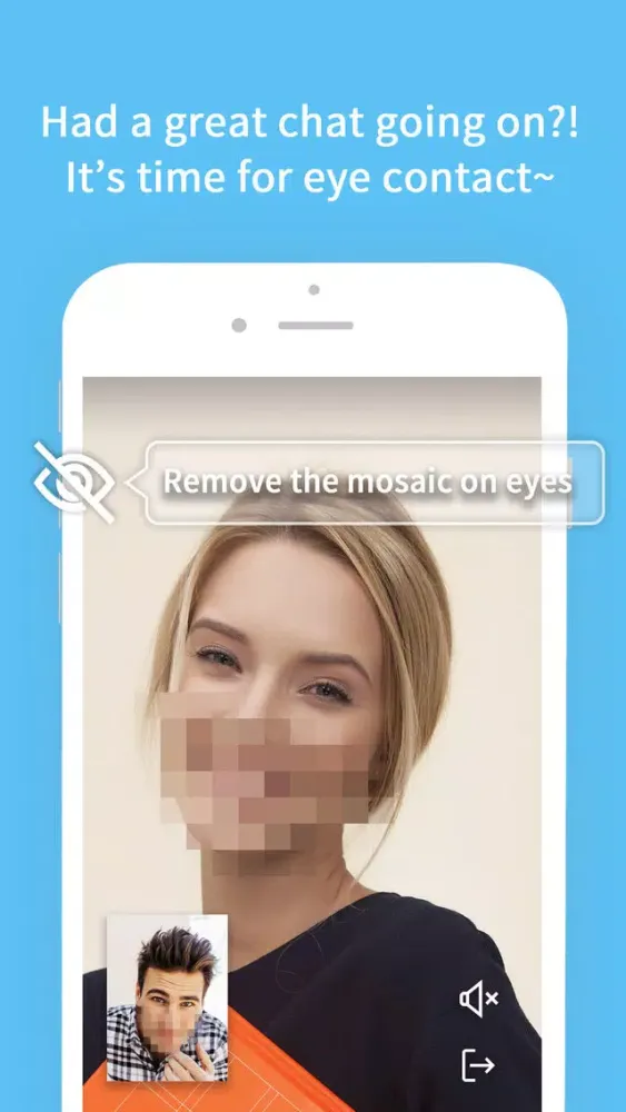 MOMEET - Blind Video chat स्क्रीनशॉट