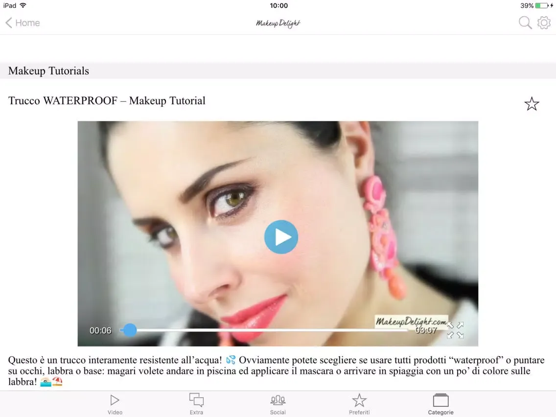 Makeup Delight – App ufficiale iPad  Screenshots