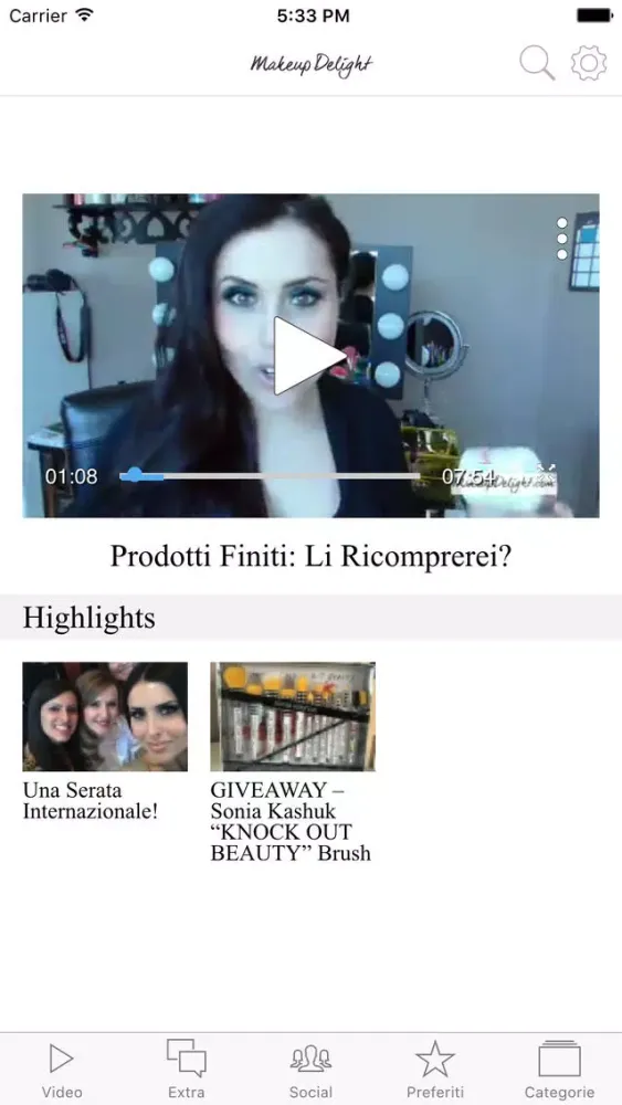 Makeup Delight – App ufficiale Screenshots