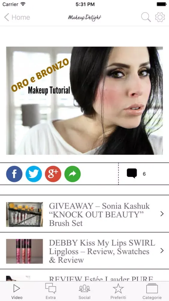 Makeup Delight – App ufficiale Screenshots