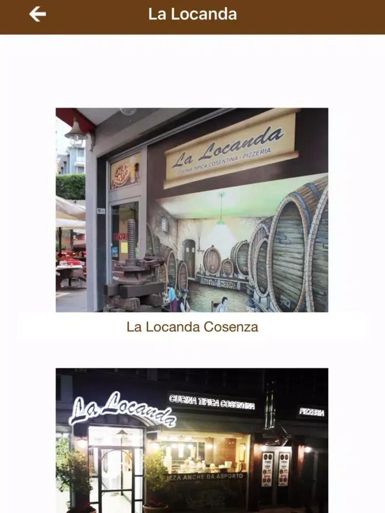 Captures d'écran de La Locanda iPad 