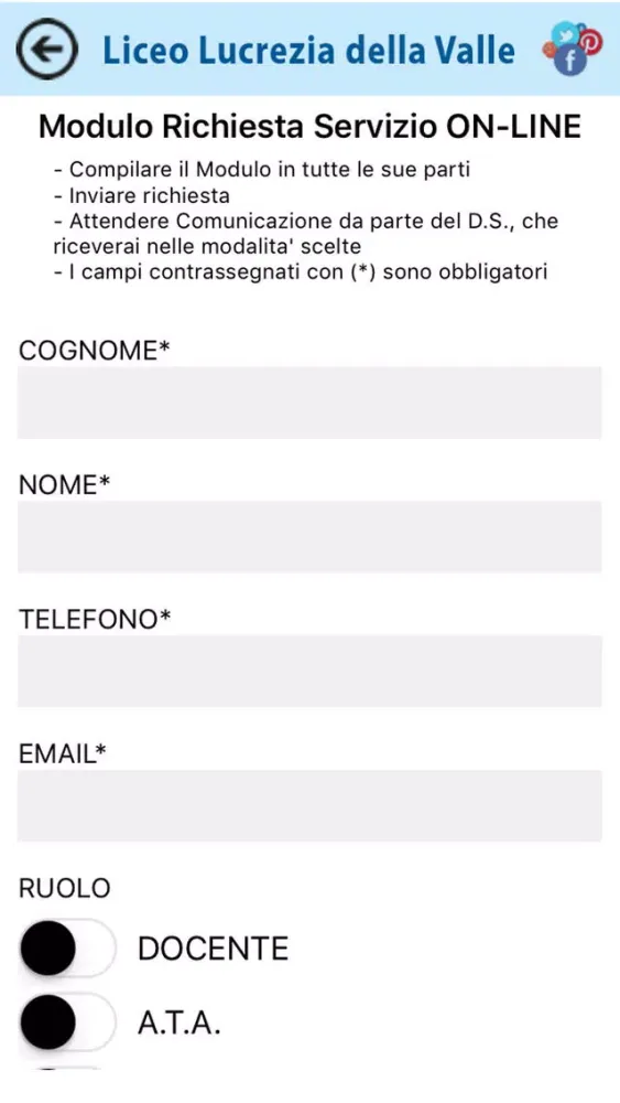Скриншоты Liceo L.della Valle