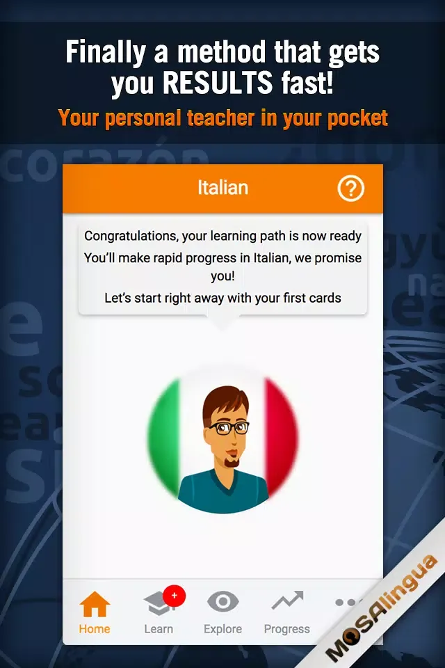 MosaLingua Italian स्क्रीनशॉट