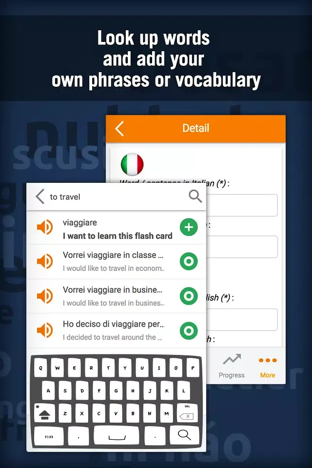 MosaLingua Italian स्क्रीनशॉट