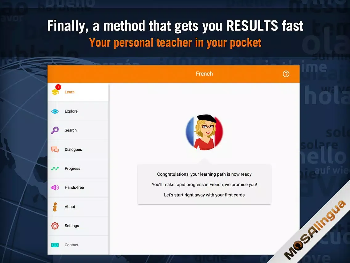 Capturas de tela do Learn French - MosaLingua iPad 