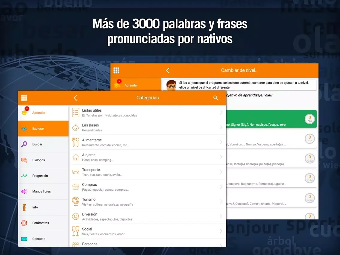 Zrzuty ekranu Aprender italiano - MosaLingua iPad 