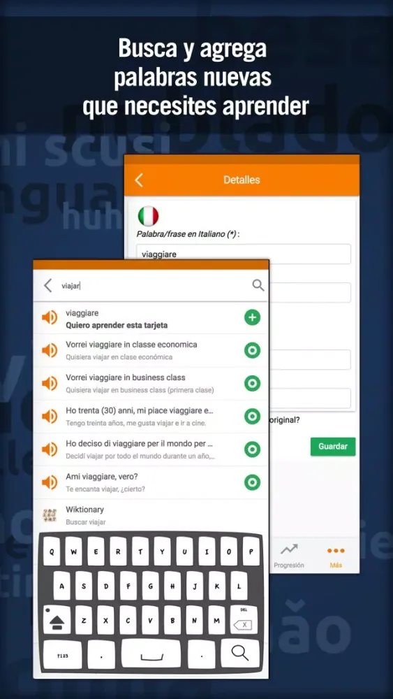 Zrzuty ekranu Aprender italiano - MosaLingua