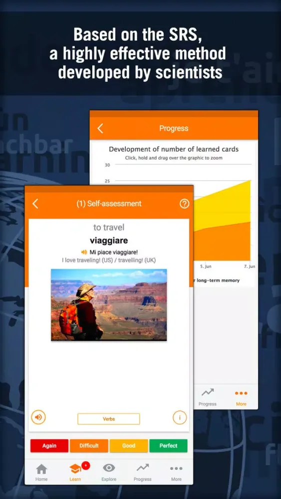 Zrzuty ekranu MosaLingua Learn Italian