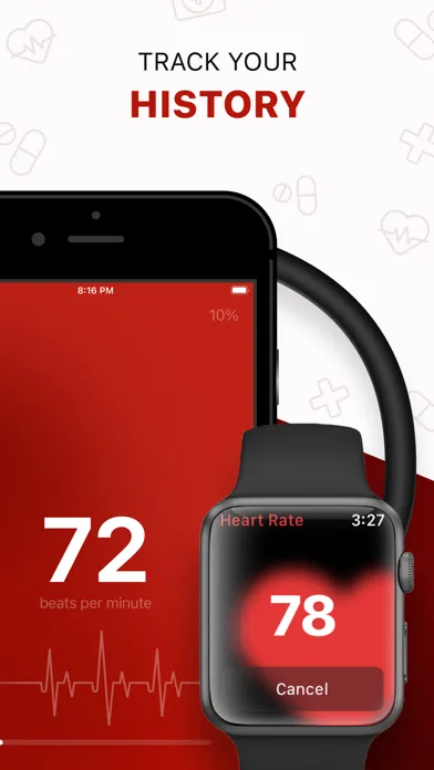 Ảnh chụp màn hình của Heart Rate Health: Pulse Mate