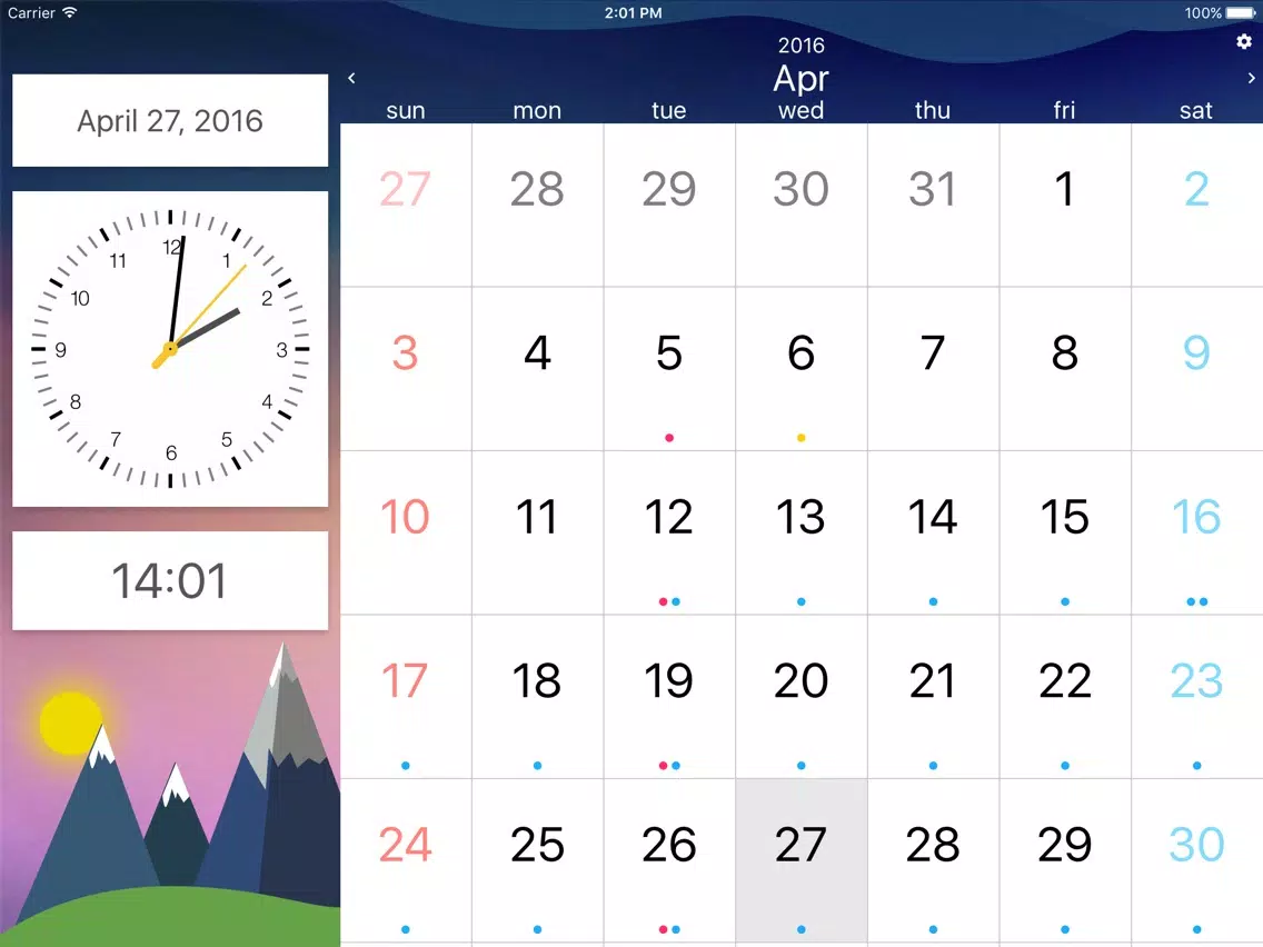 Date&Time iPad  Ekran Görüntüleri