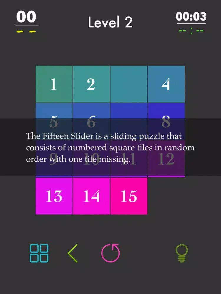 15 Sliders iPad  スクリーンショット
