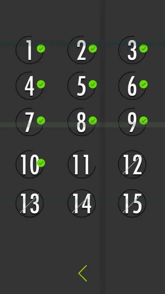 15 Sliders スクリーンショット