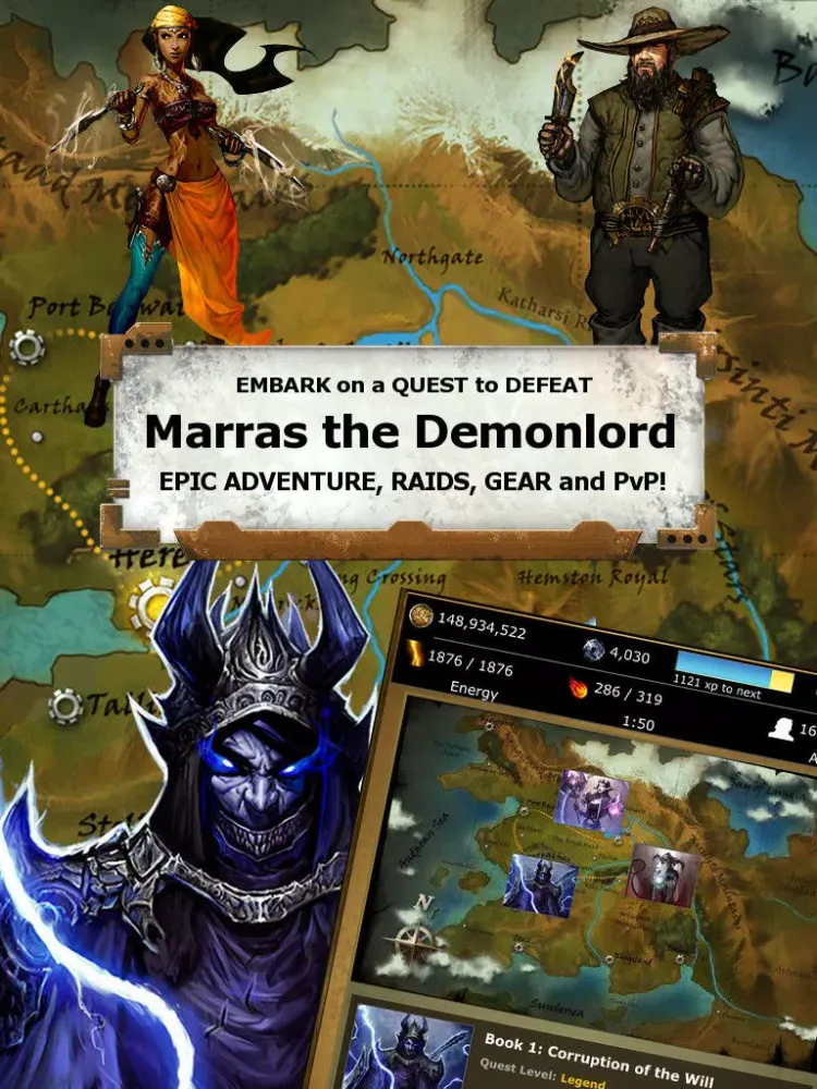 Скриншоты Fantasy Role Playing Adventure - Chronicles of Herenvale RPG iPad 