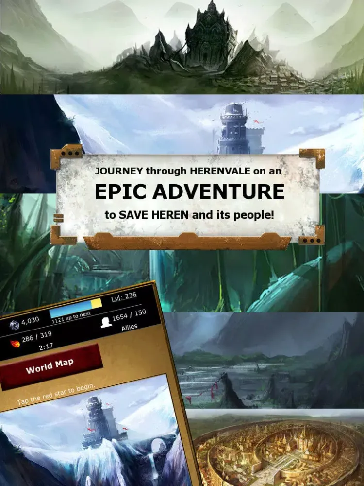 Скриншоты Fantasy Role Playing Adventure - Chronicles of Herenvale RPG iPad 