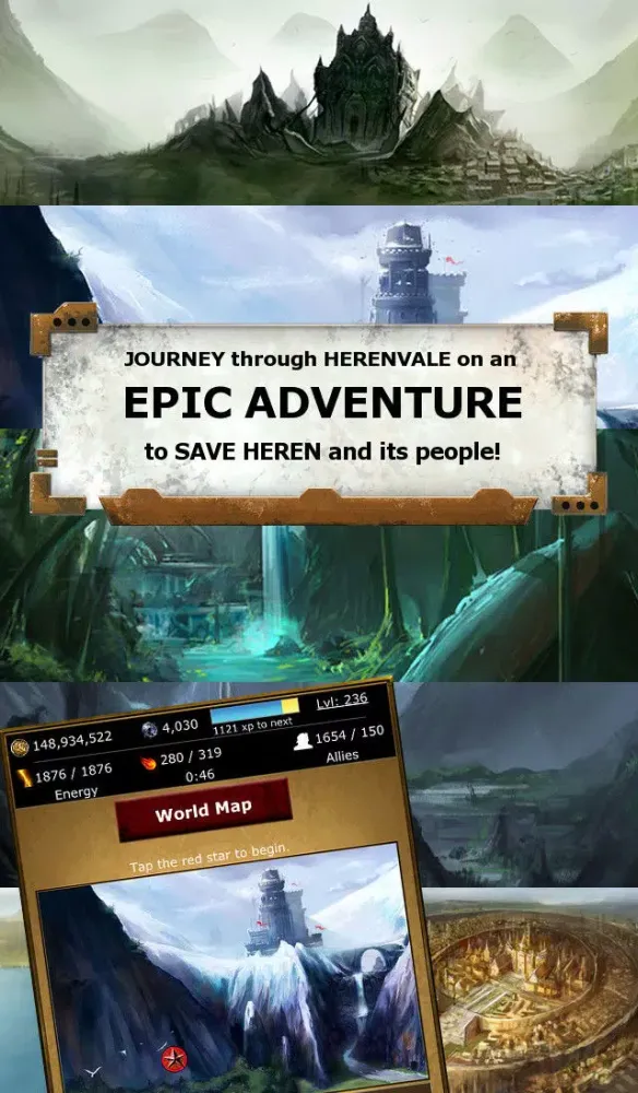 Скриншоты Fantasy Role Playing Adventure - Chronicles of Herenvale RPG