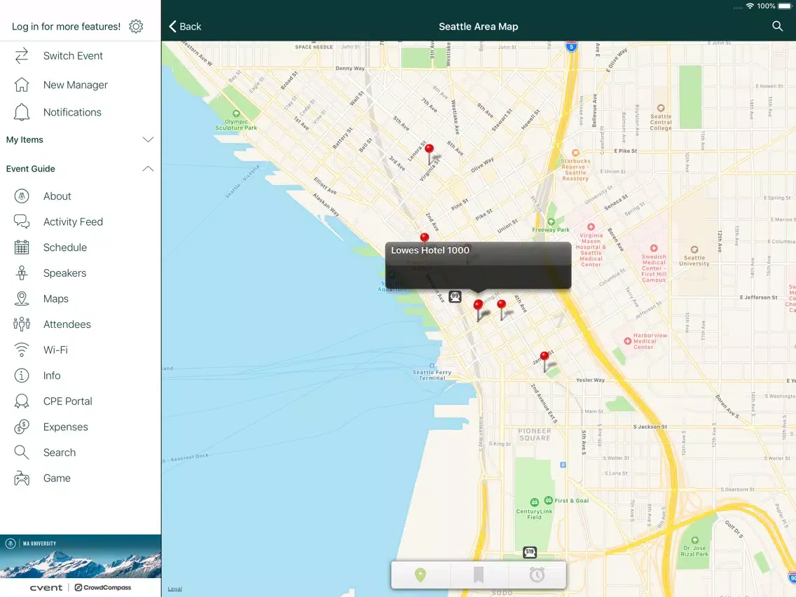 Moss Adams Events iPad 应用截图