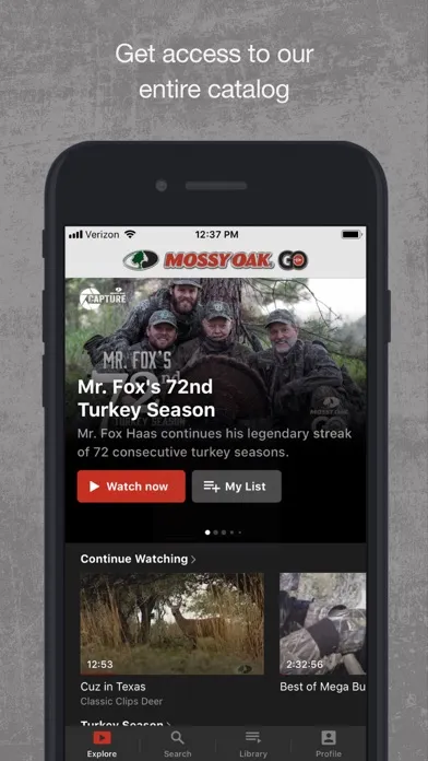 Ảnh chụp màn hình của Mossy Oak Go: Outdoor TV