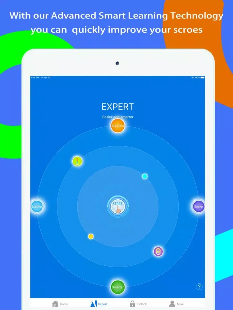 Tangkapan layar Florida DMV Test Expert iPad 