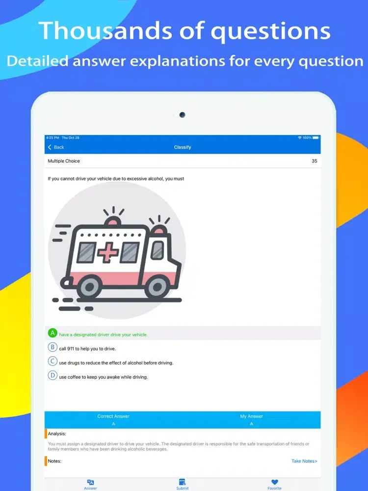 Wisconsin DMV Test Expert iPad  Ekran Görüntüleri