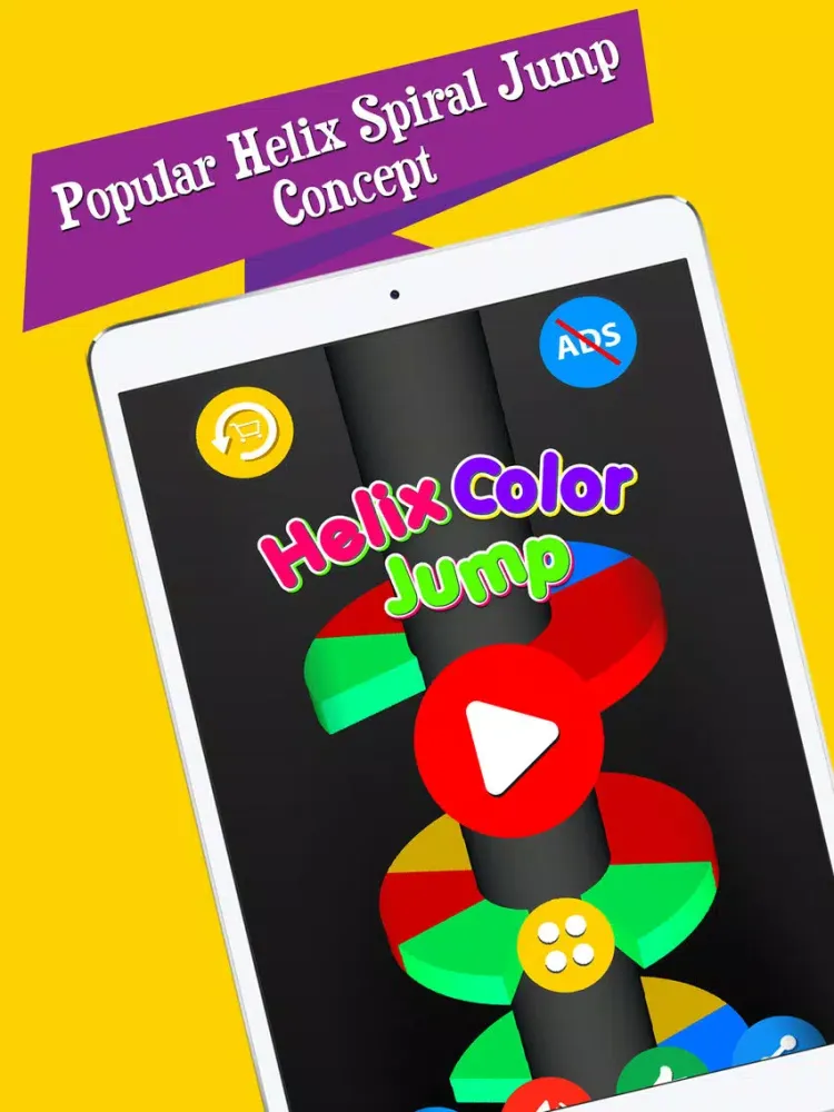 Helix Color Jump iPad 应用截图
