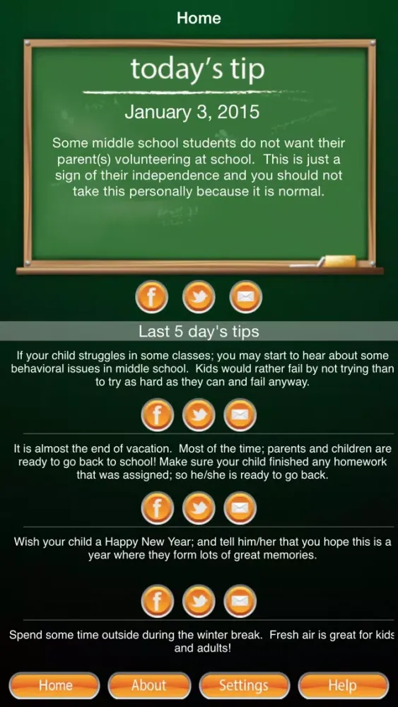 Captures d'écran de Teacher Tips For Parents