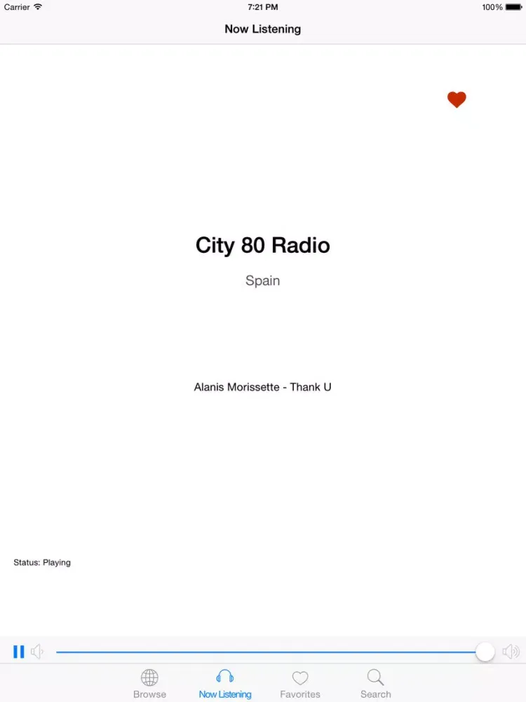 radioTuner iPad  স্ক্রিনশট