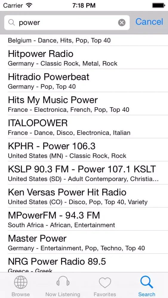 radioTuner স্ক্রিনশট
