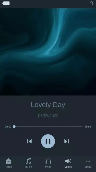 ภาพหน้าจอของ Mostly Ambient