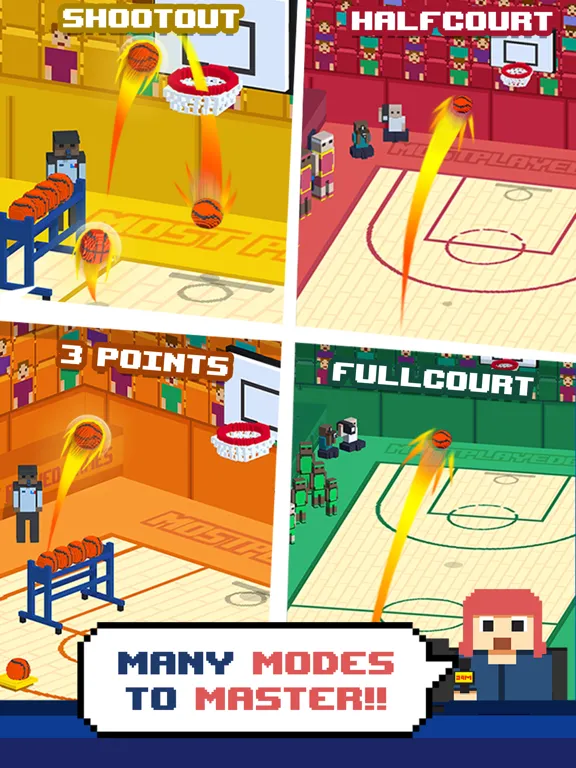 Capturas de pantalla de Shooty Basketball! iPad 