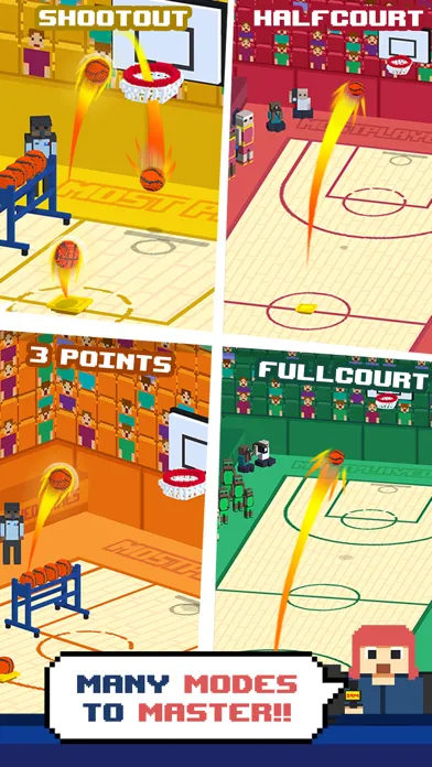 Capturas de pantalla de Shooty Basketball!