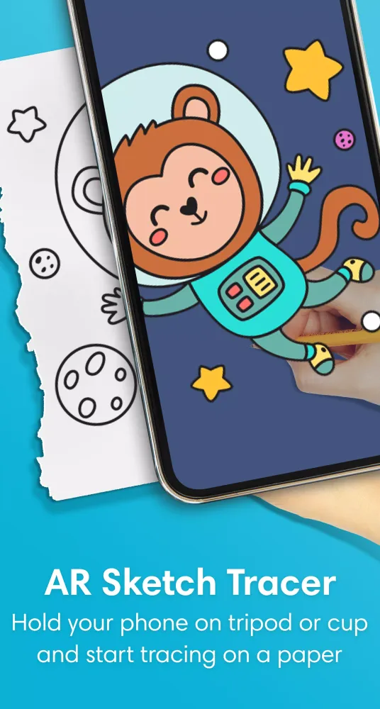 ภาพหน้าจอของ AR Draw Sketch - Trace & Paint