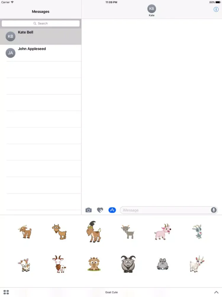 Goat Cute - Best Goat Stickers iPad  Ekran Görüntüleri