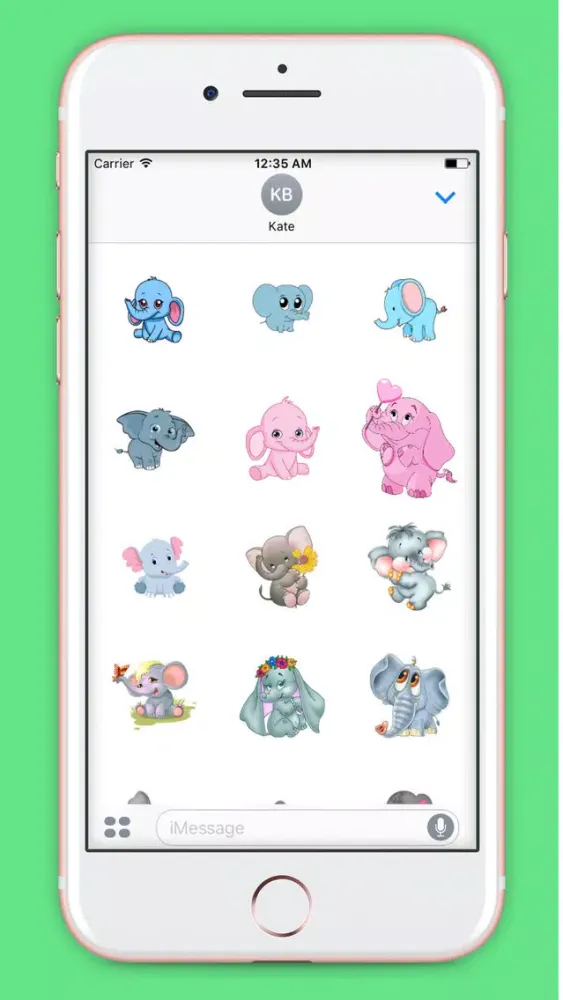ElephantMoji - Best Elephant Emoji & Stickers スクリーンショット