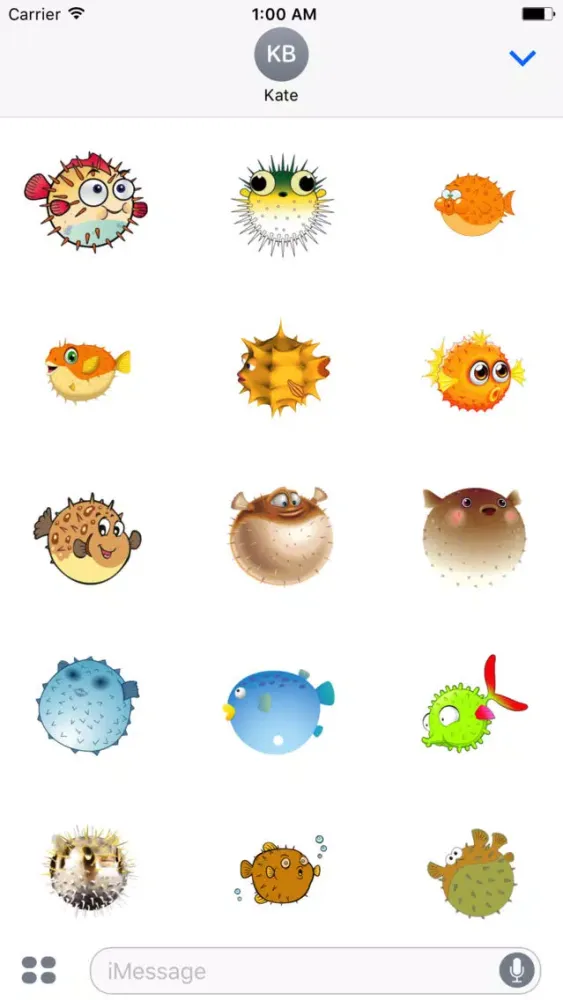 PufferFish Stickers Screenshots