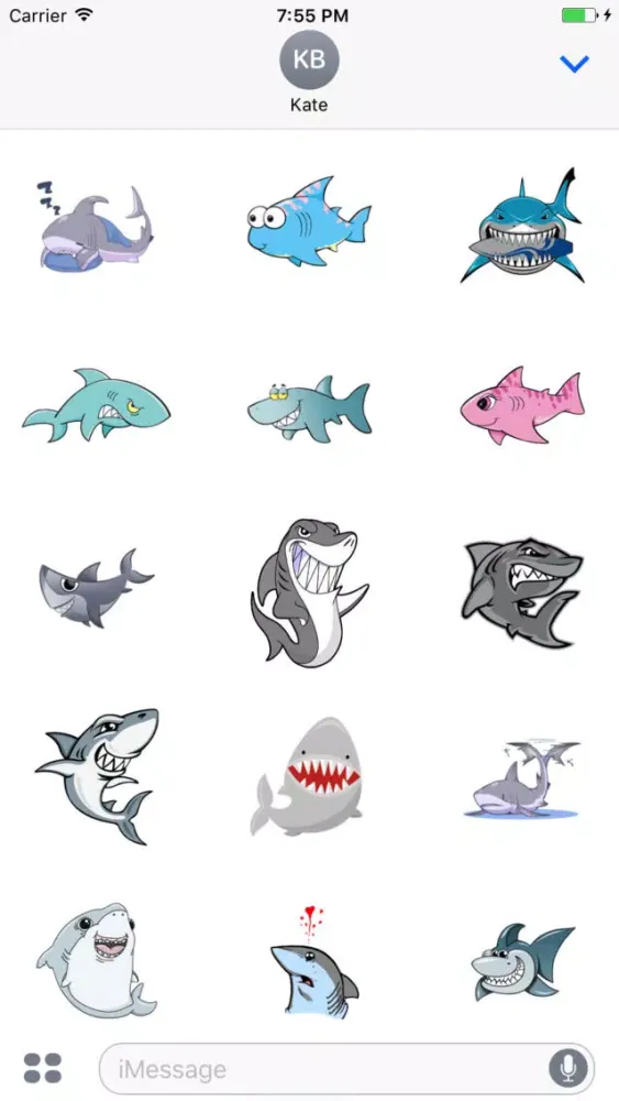 تصاویر SharkMojis - Shark Emojis And Stickers