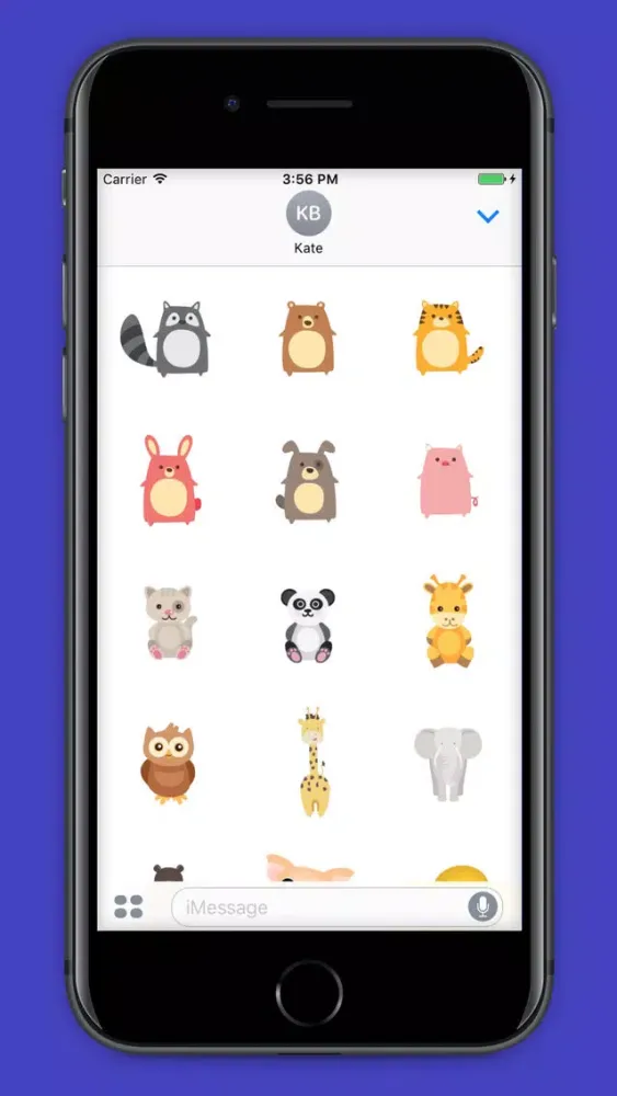 Tangkapan layar 99 Animals Stickers