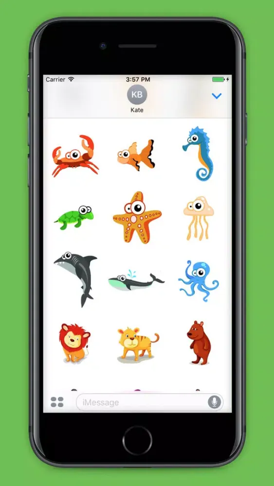 Tangkapan layar 99 Animals Stickers