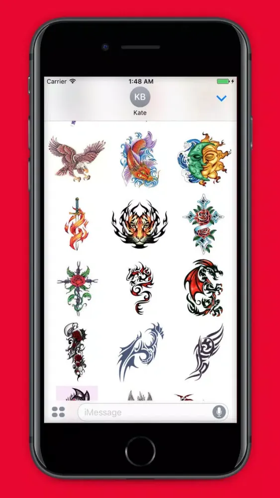 Capturas de pantalla de TattooMoji - 100 Best Tattoo Stickers And Emojis