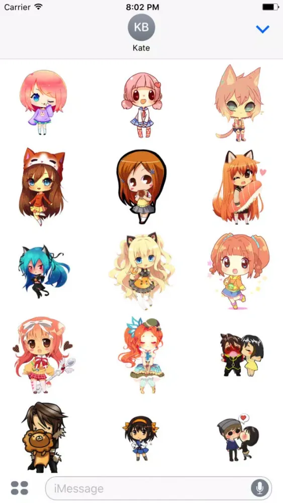 Ảnh chụp màn hình của Chibi Cute Stickers