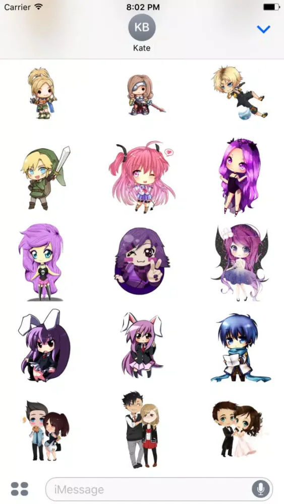 Ảnh chụp màn hình của Chibi Cute Stickers