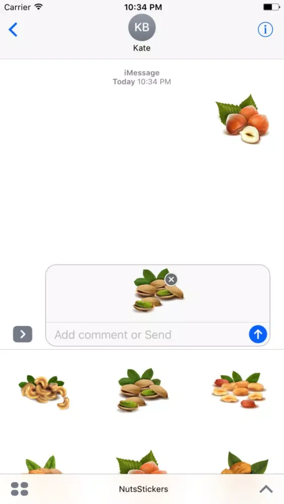 Скриншоты Nuts Stickers