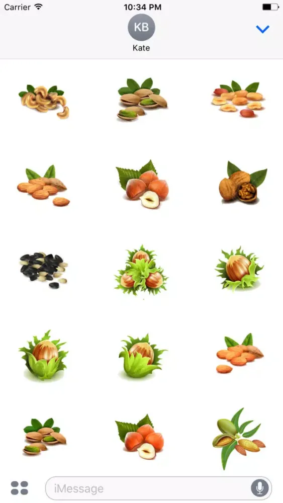 Скриншоты Nuts Stickers